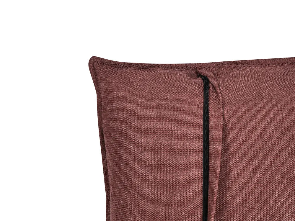 Sofa 3 Seater Fabric Burgundy Adame