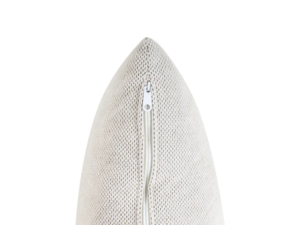 Sofa 3 Seater Fabric Off-White Elaiza