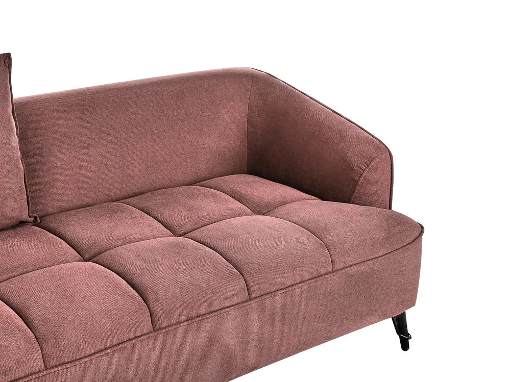 Sofa 3 Seater Fabric Burgundy Adame