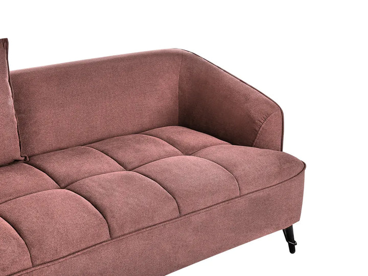 Sofa 3 Seater Fabric Burgundy Adame