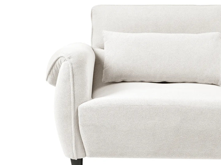 Sofa 3 Seater Fabric Off-White Wanetta
