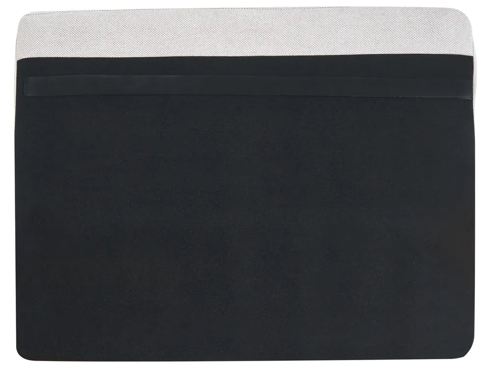 Sofa 3 Seater Fabric Off-White Elaiza