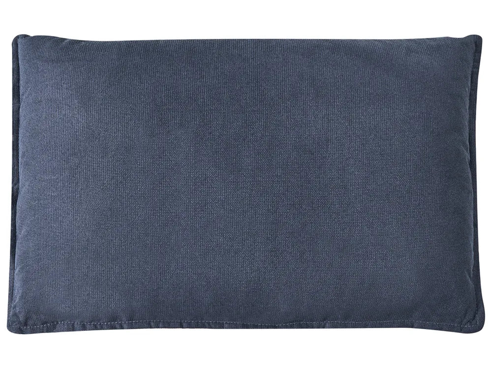 Sofa 3 Seater Fabric Dark Blue Greylan
