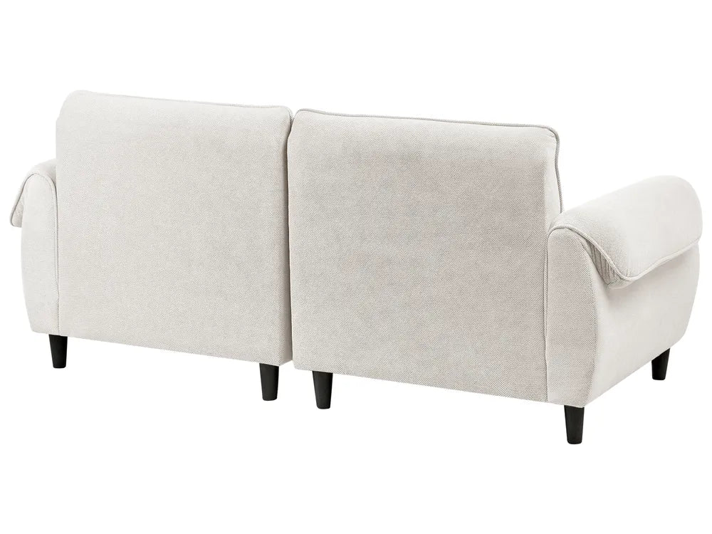 Sofa 3 Seater Fabric Off-White Wanetta