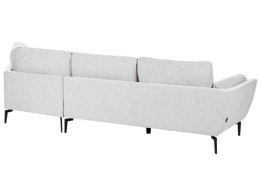 Sofa 3 Seater Fabric Light Grey Turner