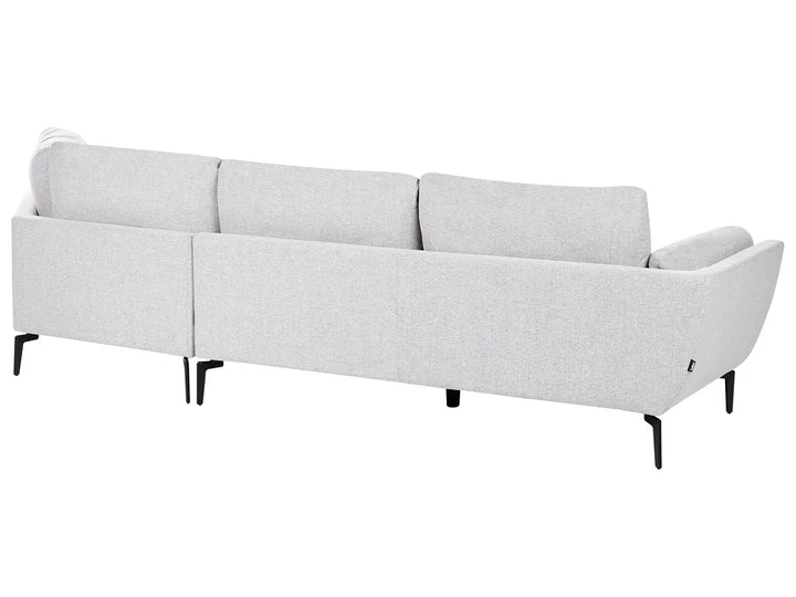 Sofa 3 Seater Fabric Light Grey Turner