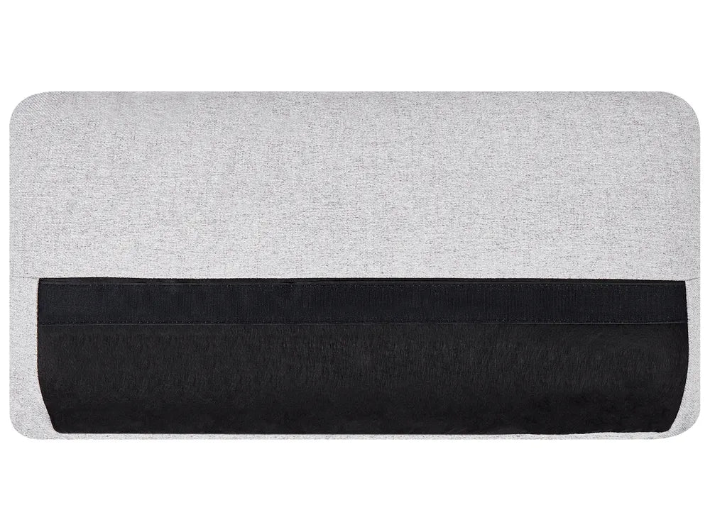 Sofa 3 Seater Fabric Light Grey Turner