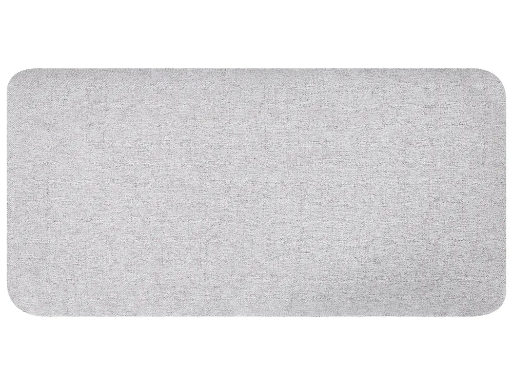Sofa 3 Seater Fabric Light Grey Turner