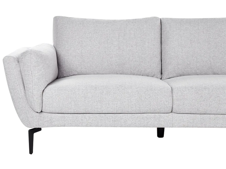 Sofa 3 Seater Fabric Light Grey Turner