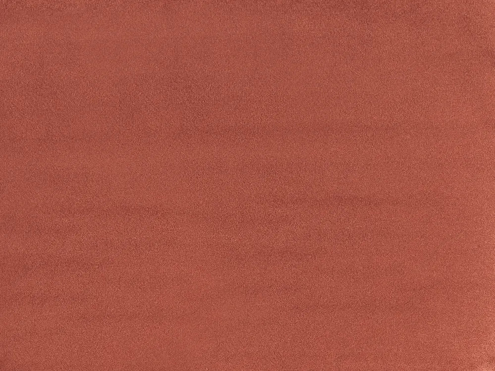 Modular Corner Sofa Bed 4 Seater Velvet Light Red with Ottoman Left Hand Yosef