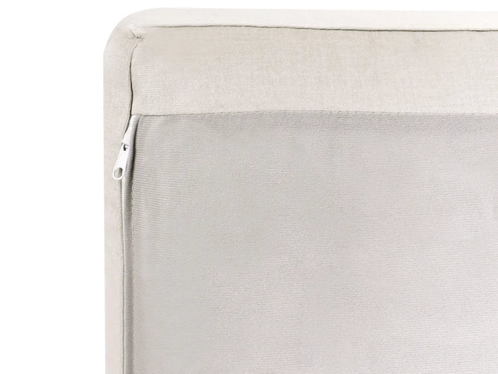 Sofa 3 Seater Fabric Light Beige Hepburn