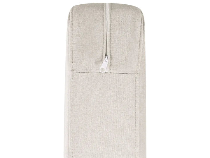 Sofa 3 Seater Fabric Light Beige Hepburn