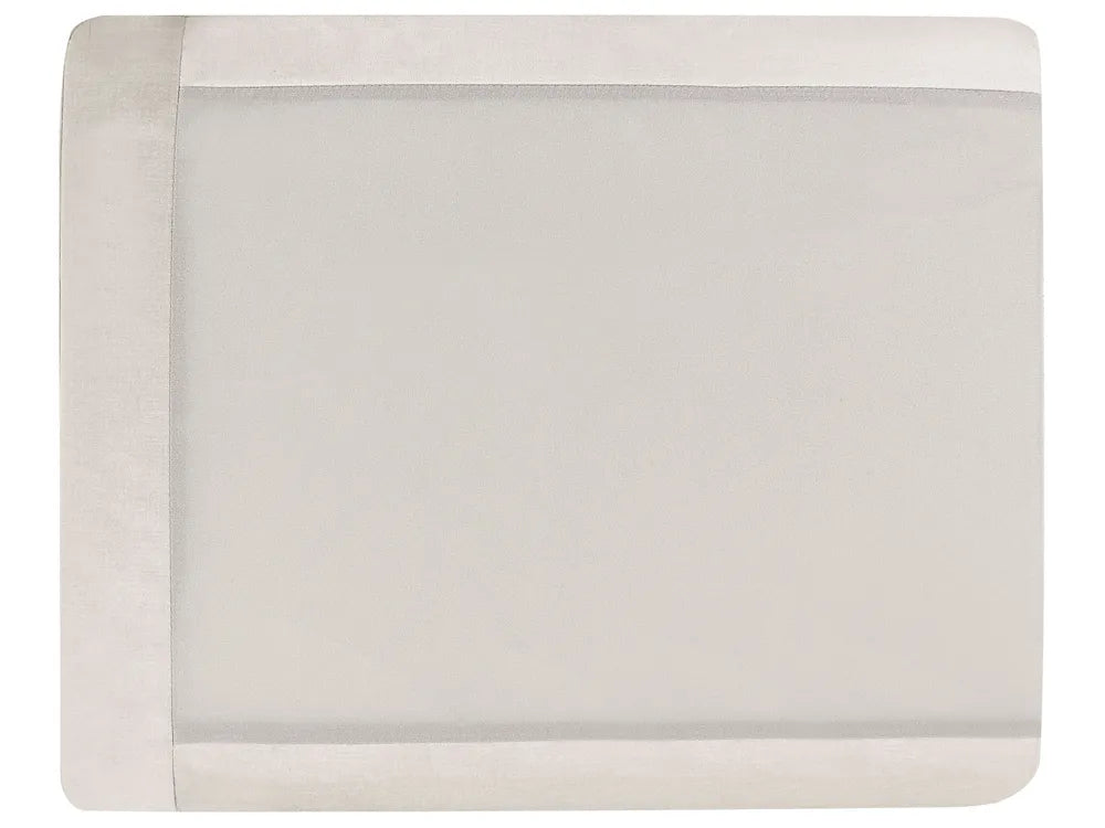 Sofa 3 Seater Fabric Light Beige Hepburn