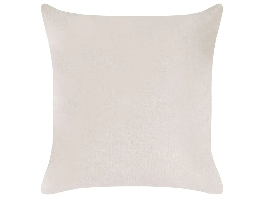 Sofa 3 Seater Fabric Light Beige Hepburn