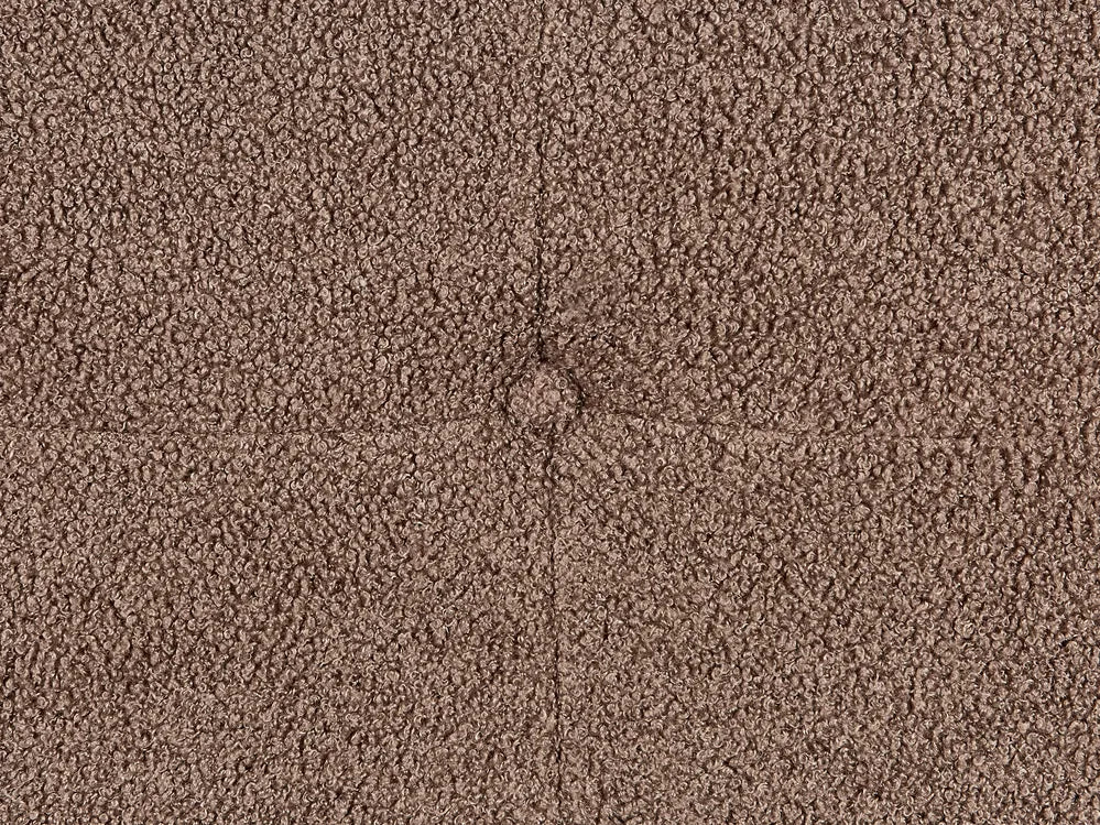 Sofa 3 Seater Boucle Brown Cilla