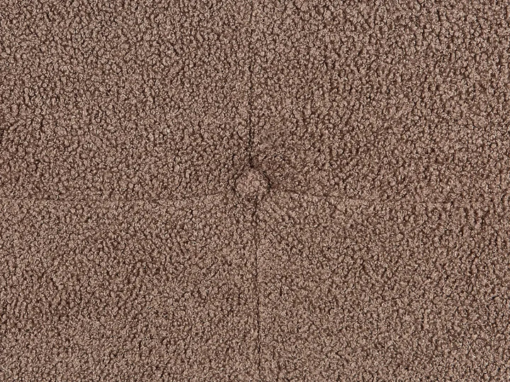 Sofa 3 Seater Boucle Brown Cilla