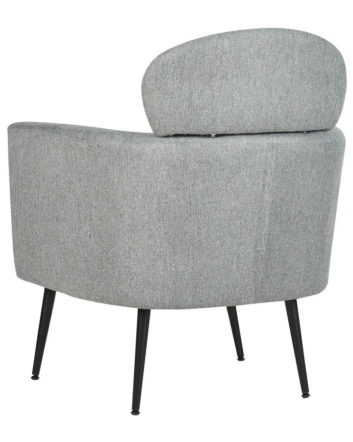 Armchair Fabric Grey Grayton
