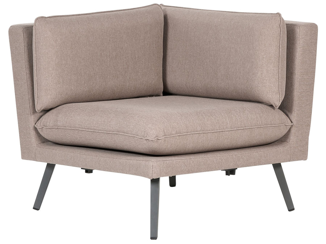 Loretello Garden Corner Sofa 5 Seater Beige