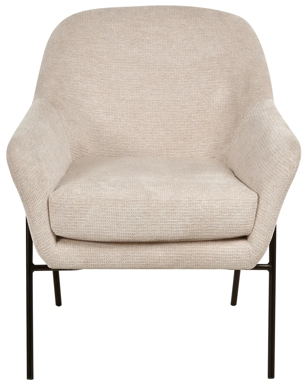 Armchair Fabric Beige Aunna