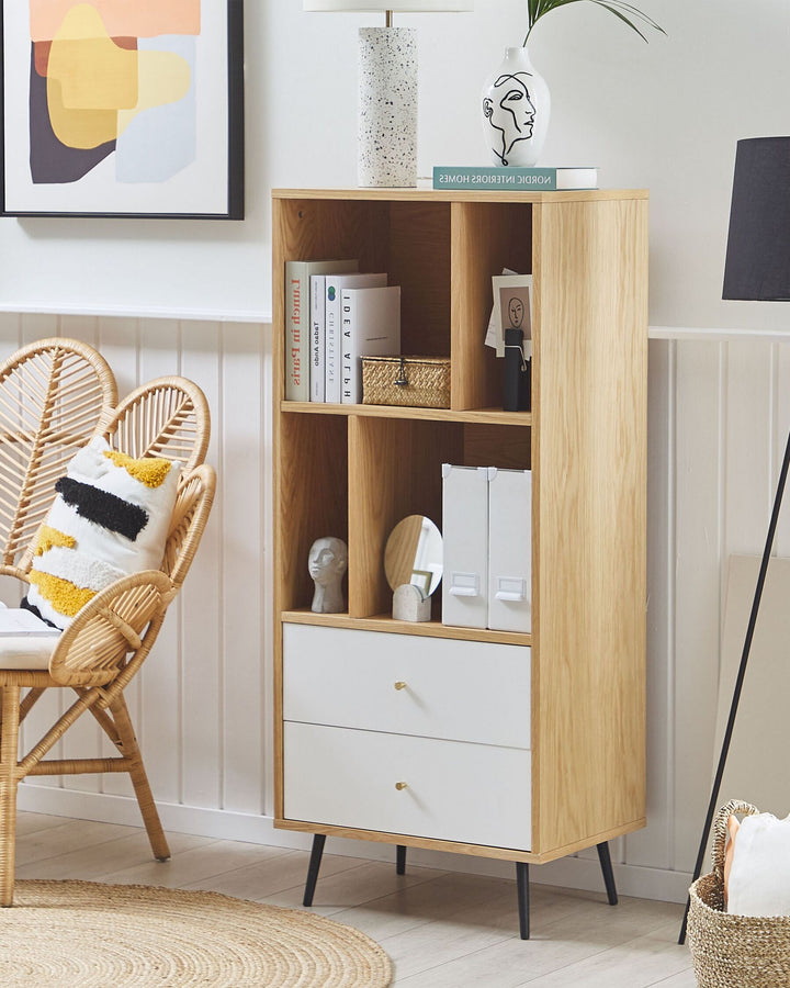 Shelving Unit139 cm Light Oak Allya