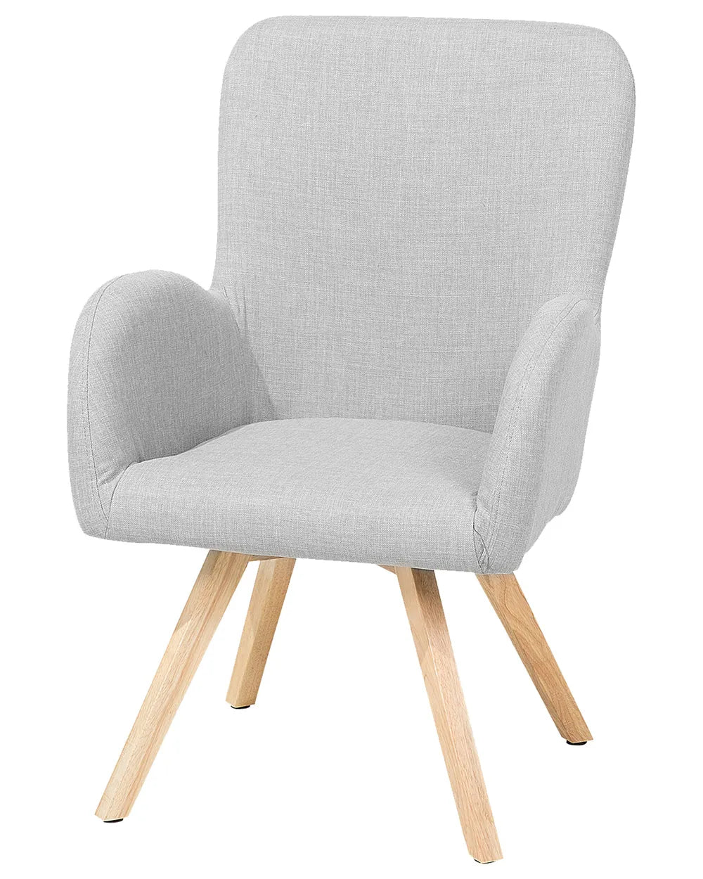 Armchair Fabric Light Grey Katherline
