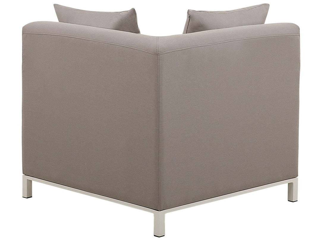 Belize Garden Corner Sofa with Table 5 Seater Right Hand Modular Beige
