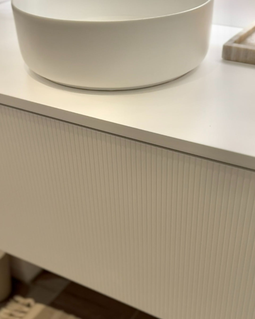 Wall Mounted Washbasin Cabinet 100 cm White Alzira