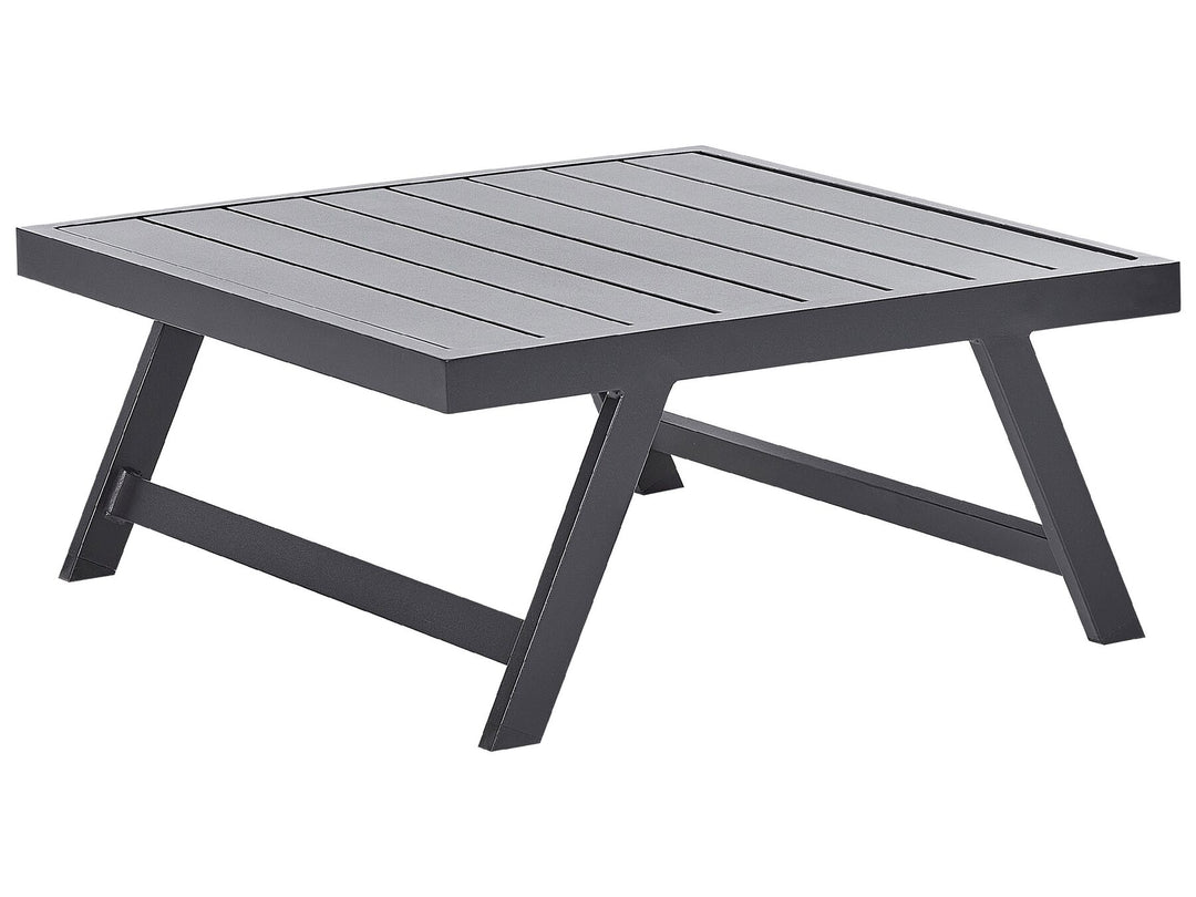 Coccorino Garden Corner Sofa with Table 5 Seater Metal Grey