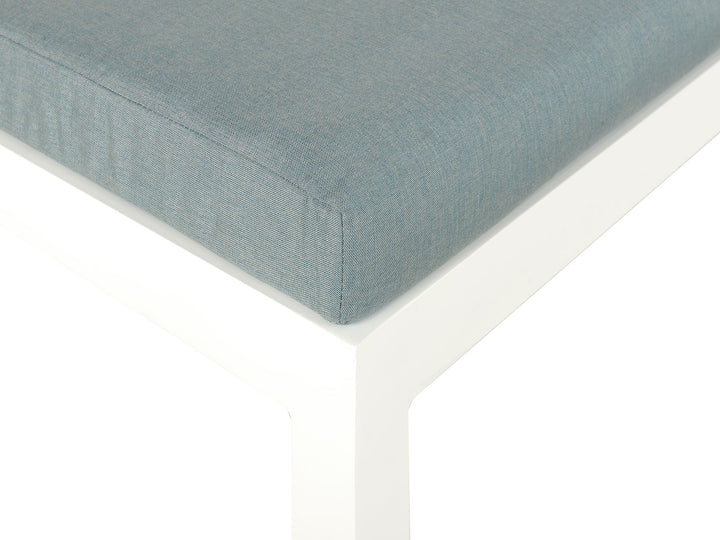 Messina Garden Corner Sofa with Table 5 Seater Left Hand Metal Green
