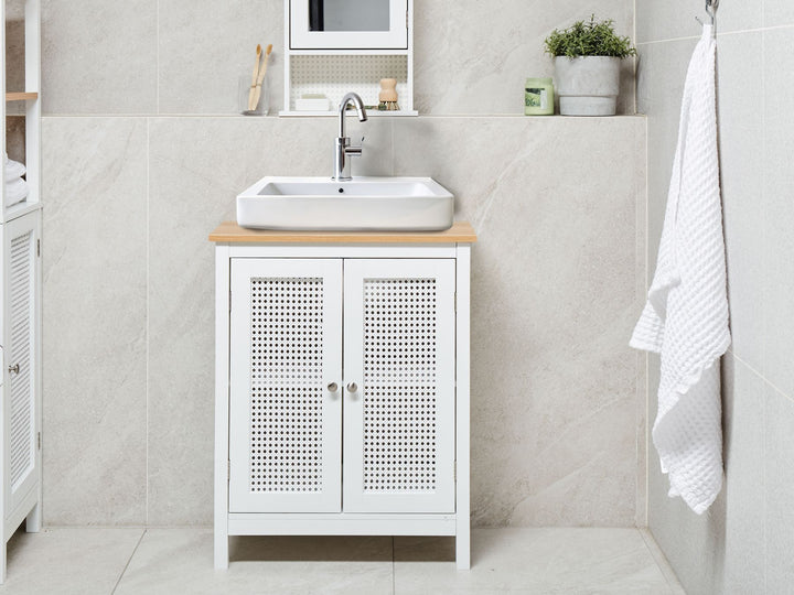 Washbasin Cabinet 60 cm White Alamos