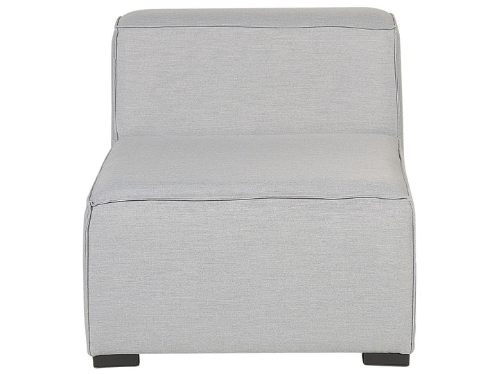 Arezzo Garden Sofa with Ottoman 4 Seater Modular Light Grey