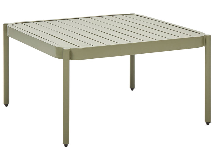 Terracina Garden Lounge Set with Table 2 Seater Metal Olive Green
