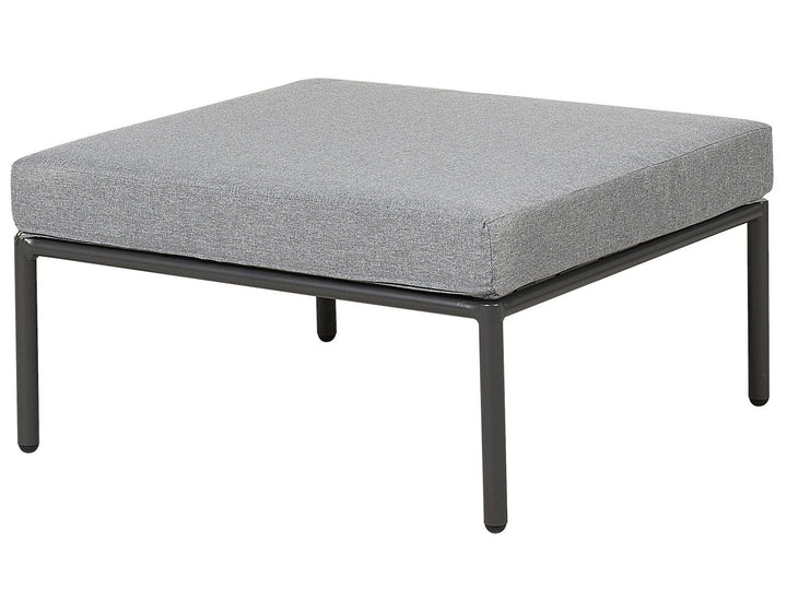 Forano Garden Corner Sofa with Table 6 Seater Metal Grey