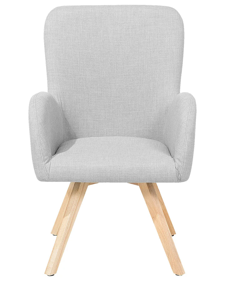 Armchair Fabric Light Grey Katherline