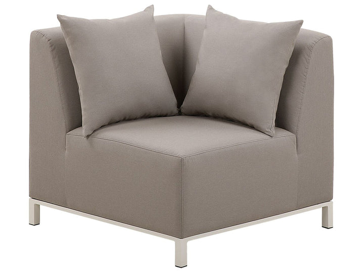 Belize Garden Corner Sofa with Table 5 Seater Right Hand Modular Beige