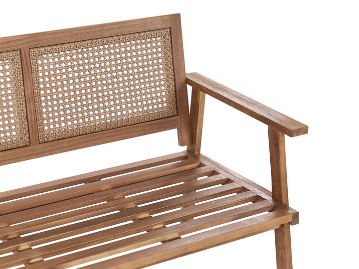 Arenella Garden Lounge Set with Table 4 Seater Certified Acacia Wood Light Beige