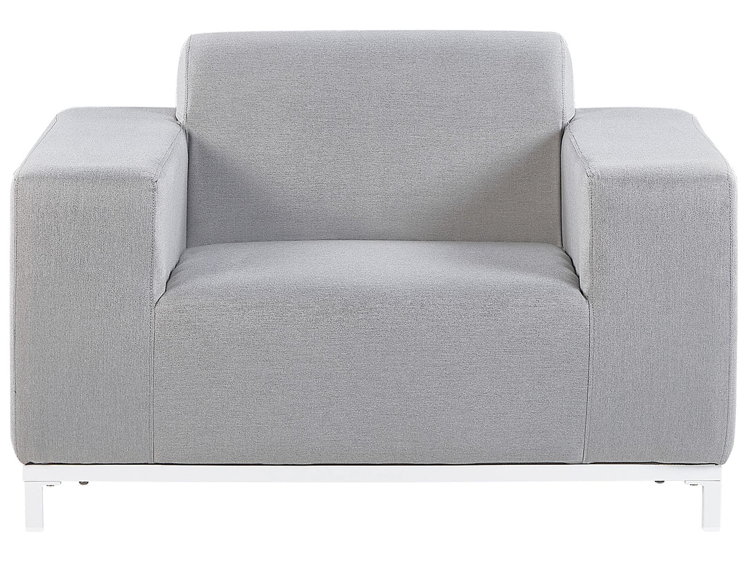Rovigo Garden Lounge Set with Table 5 Seater Light Grey