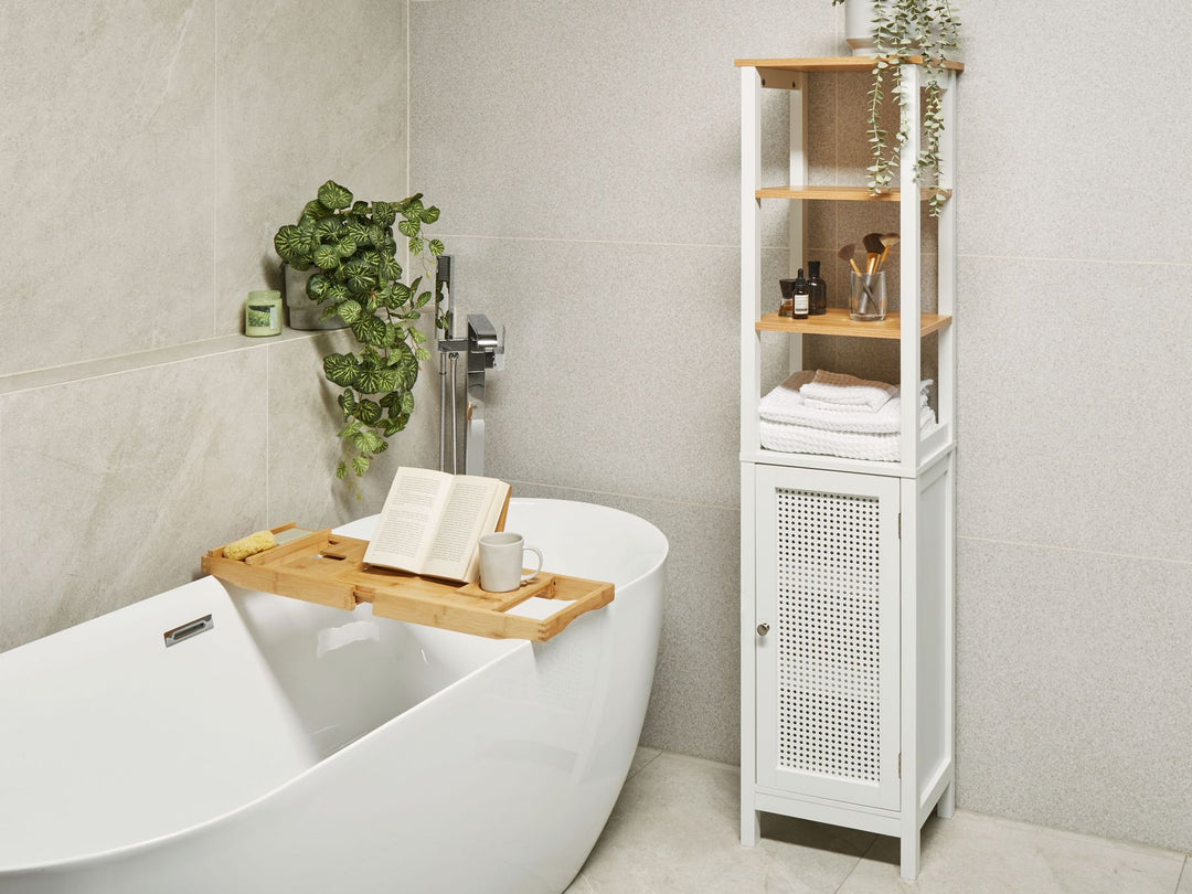 Bathroom Cabinet 40 cm White Alamos