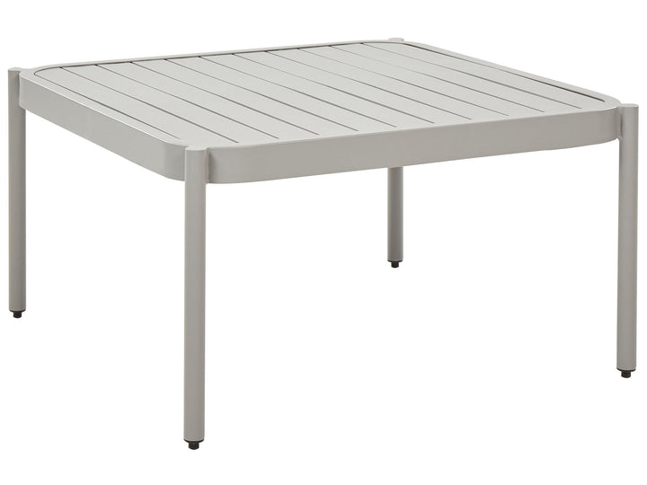 Terracina Garden Lounge Set with Table 2 Seater Metal Light Grey