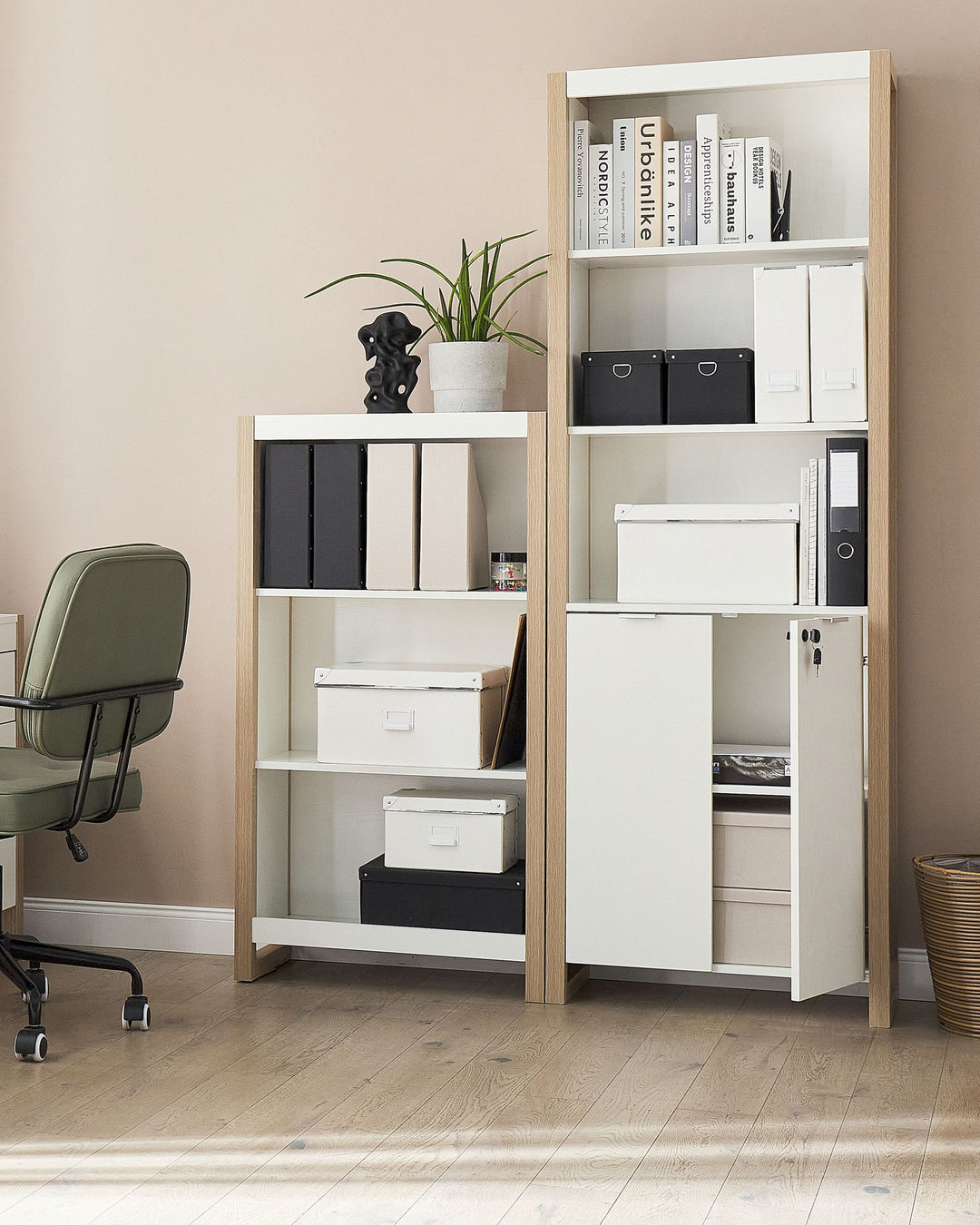 Bookcase White Lily