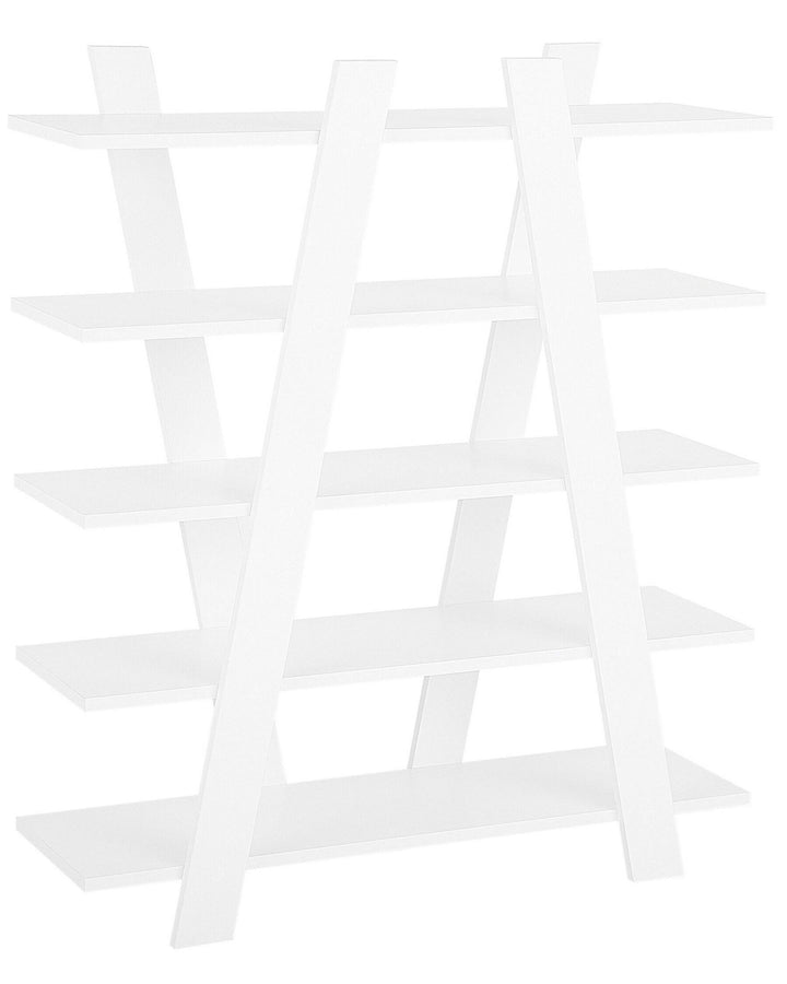White geometric pattern on a white background
