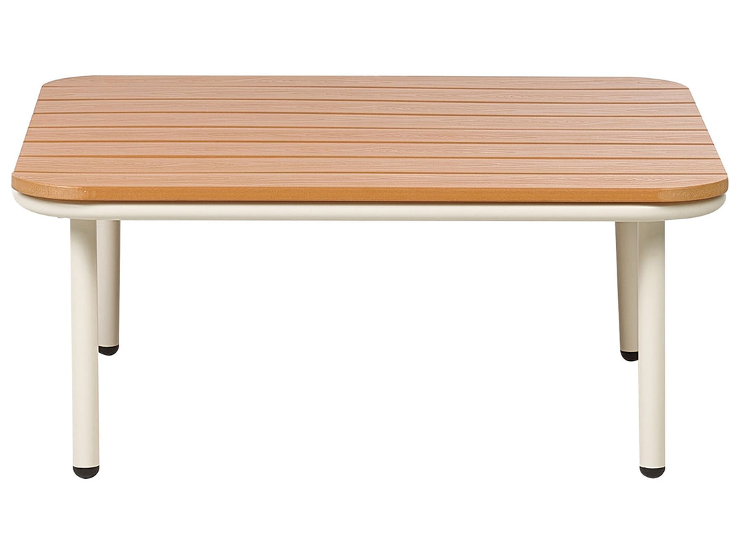 Senise Garden Lounge Set with Table 2 Seater Metal Grey