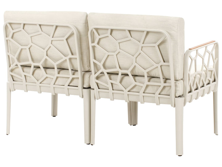 Eriche Garden Sofa Set 4 Seater Light Beige