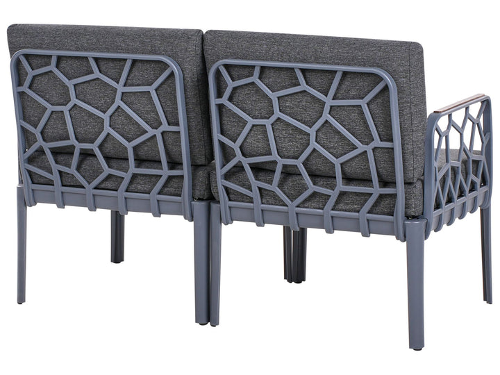 Eriche Garden Sofa Set 4 Seater Dark Grey