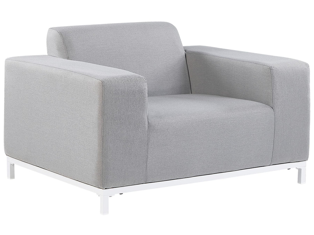 Rovigo Garden Lounge Set with Table 5 Seater Light Grey