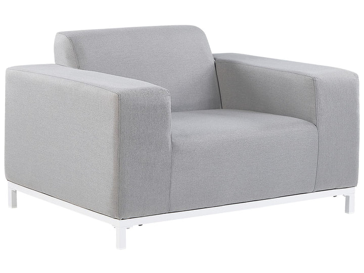 Rovigo Garden Lounge Set with Table 5 Seater Light Grey