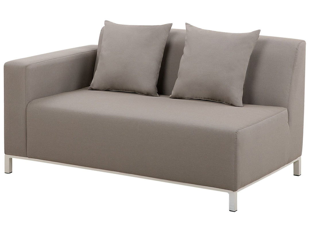 Belize Garden Corner Sofa with Table 5 Seater Right Hand Modular Beige
