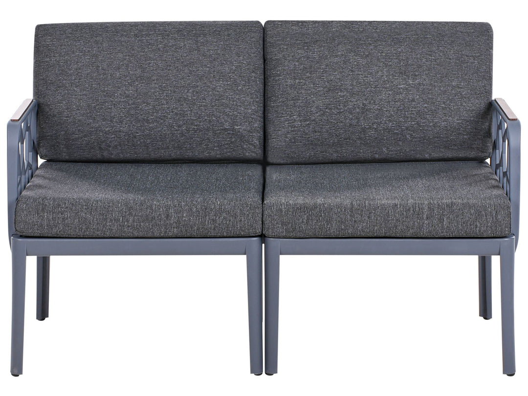 Eriche Garden Sofa Set 4 Seater Dark Grey