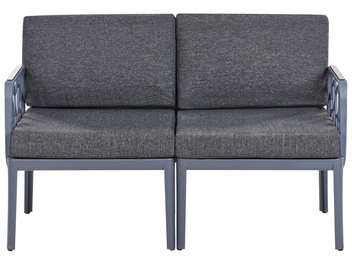Eriche Garden Sofa Set 4 Seater Dark Grey