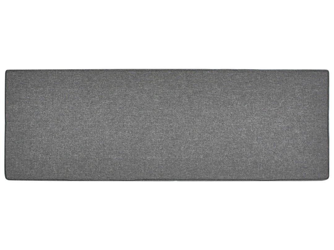 Viterbo 8 Seater PE Rattan Garden Corner Sofa with Bench Grey